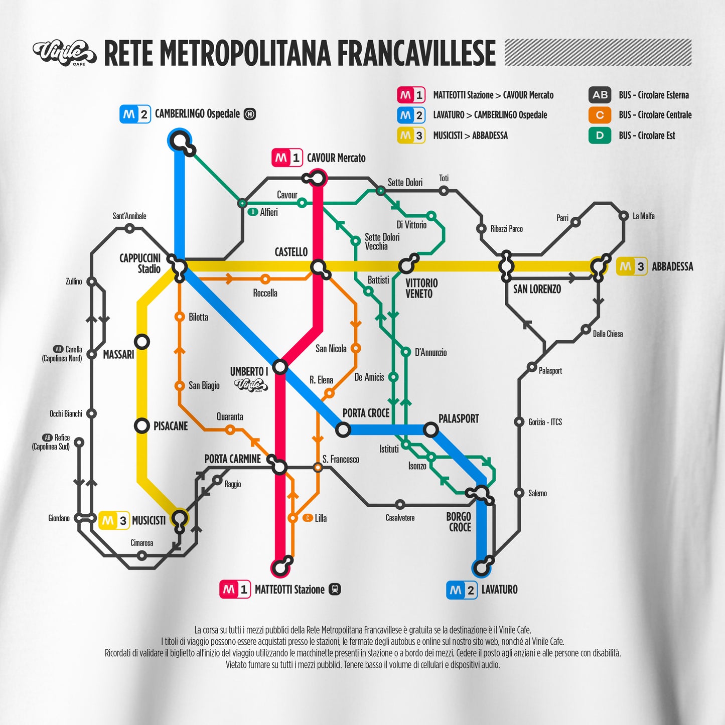T-shirt METROPOLITANA