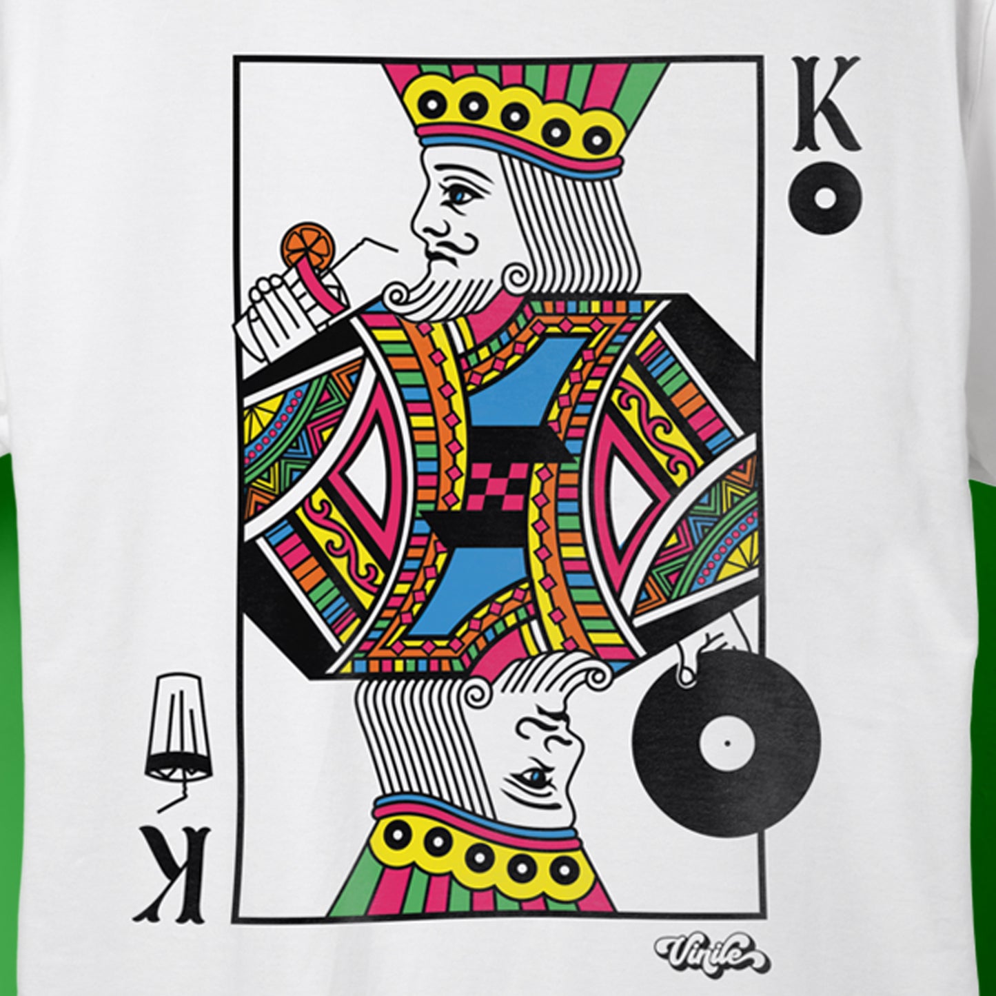 T-shirt RE di VINILE