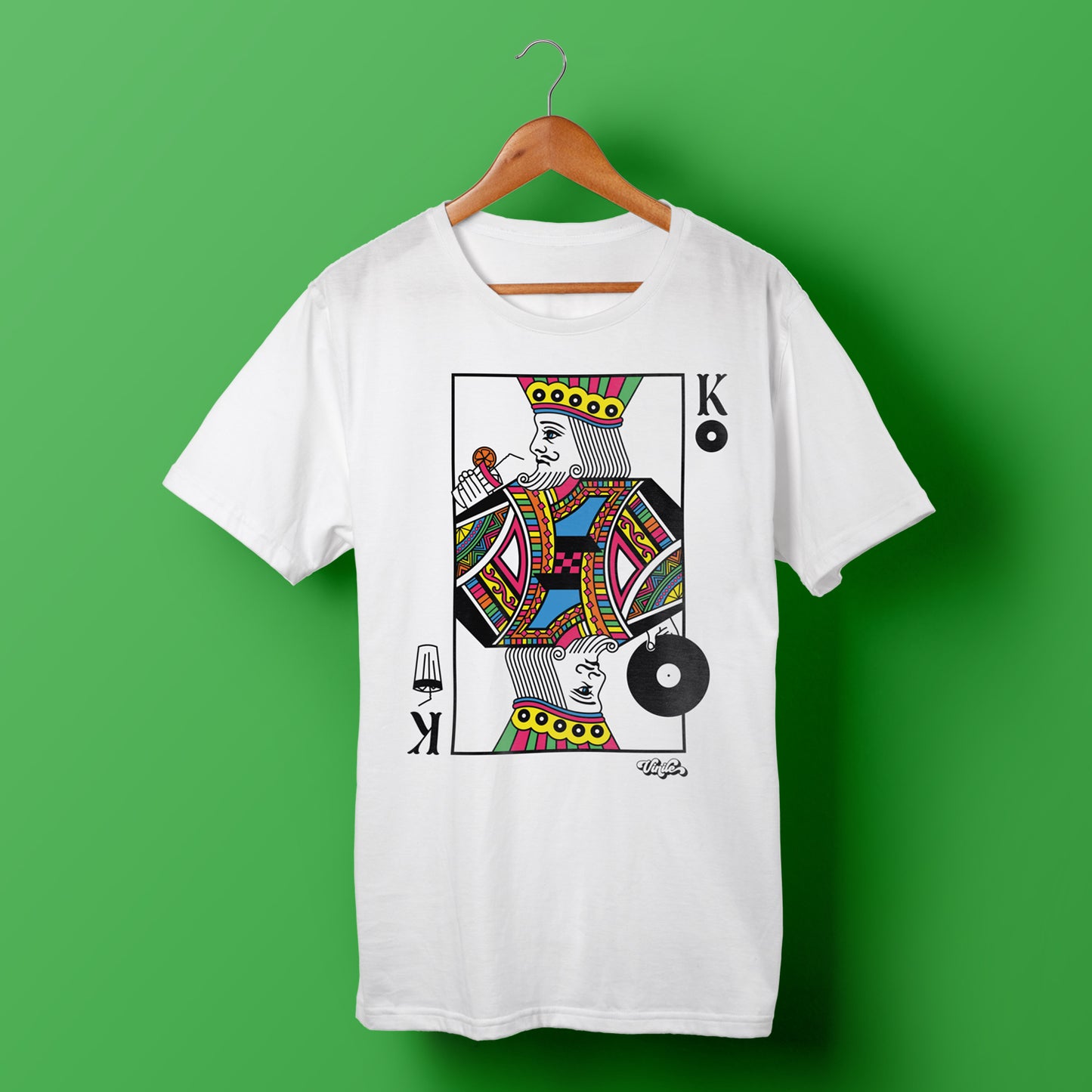 T-shirt RE di VINILE