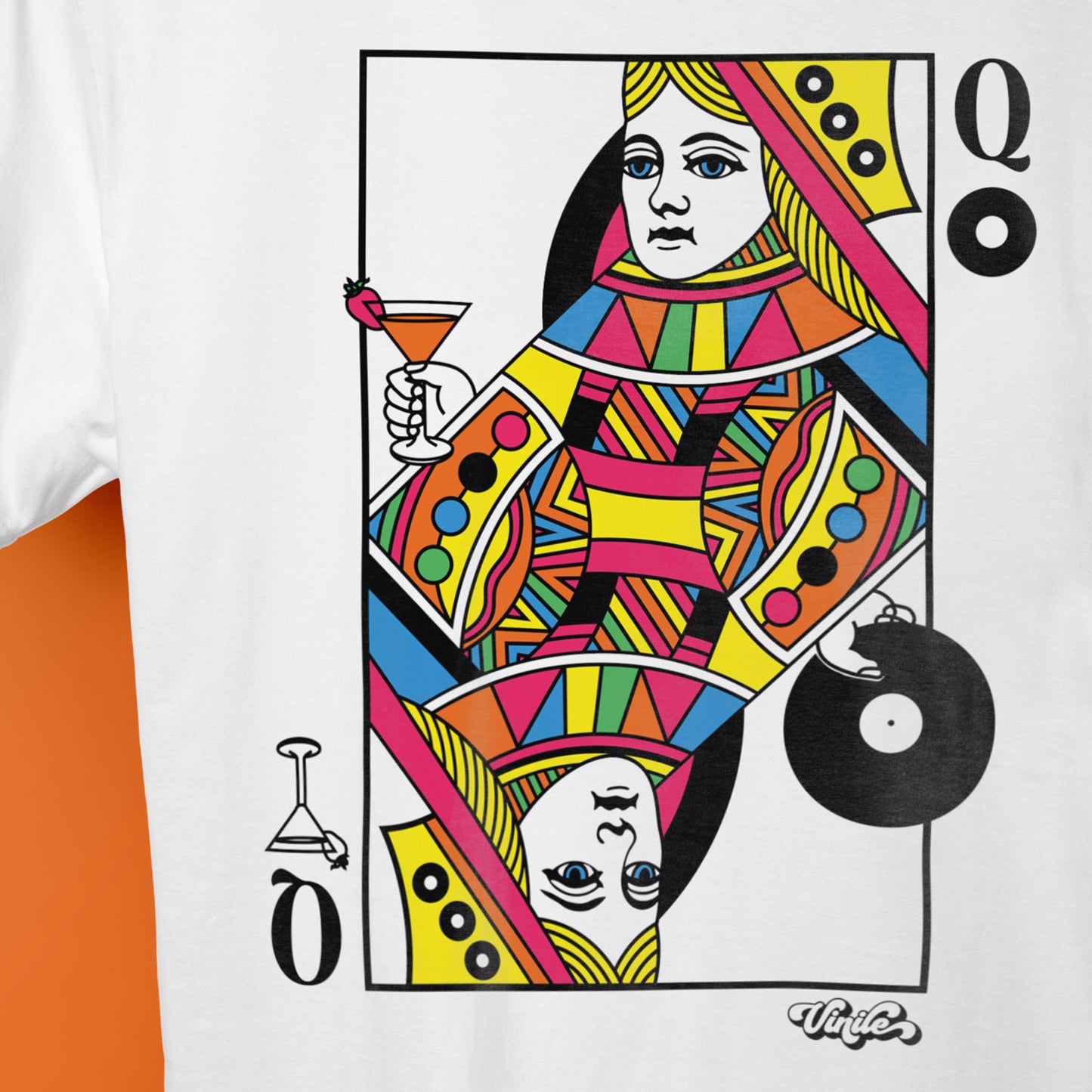 T-shirt REGINA di VINILE